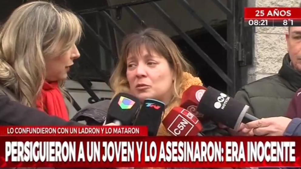 La mujer está consternada por lo ocurrido (Captura de TV)