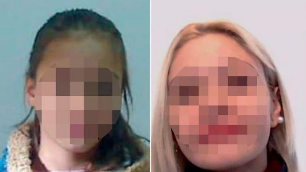 Las dos adolescentes identificadas como las "viudas negras".