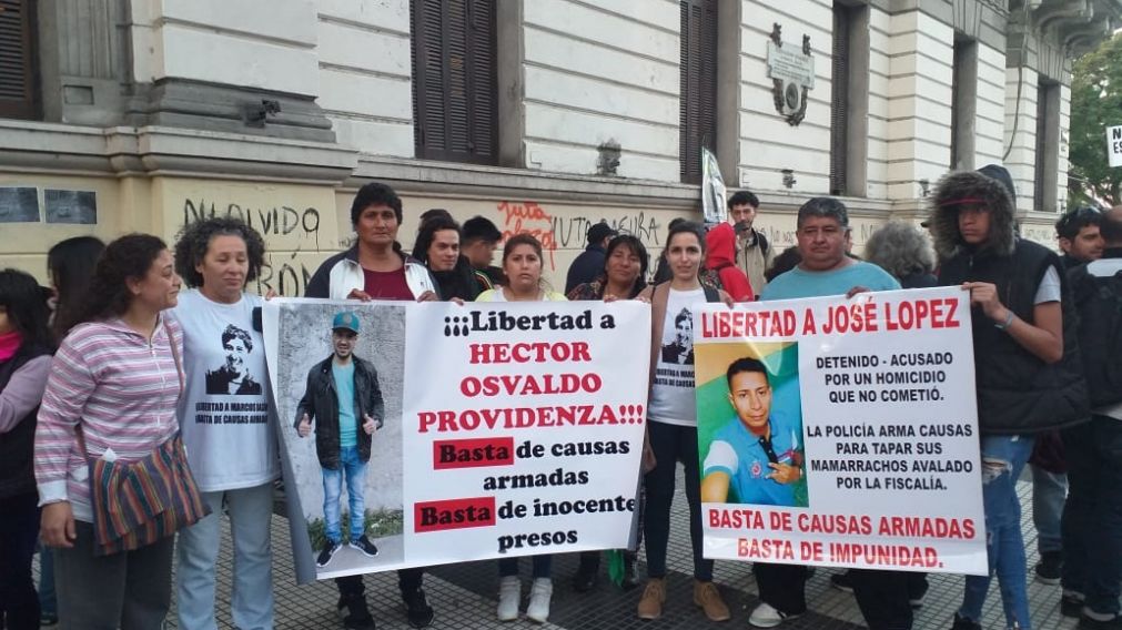 Una de las muchas marchas de las familias de los apresados injustamente.
