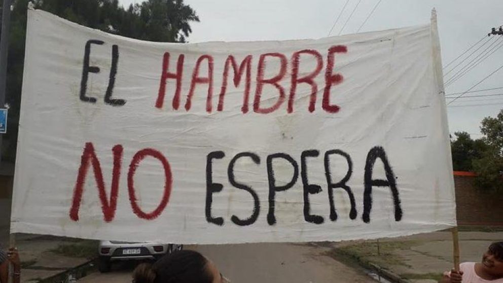 El Gobierno se resiste a aprobar la Ley de Emergencia Alimentaria.