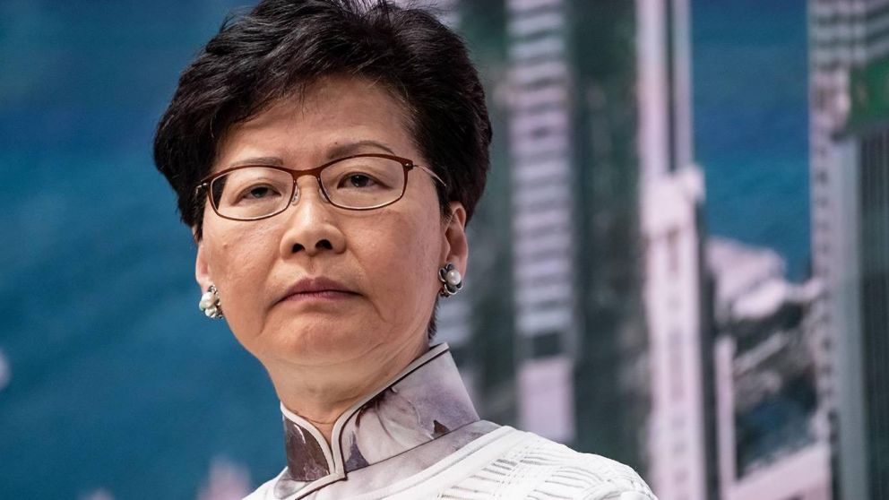 Carrie Lam anunció el retiro del proyecto este miércoles.