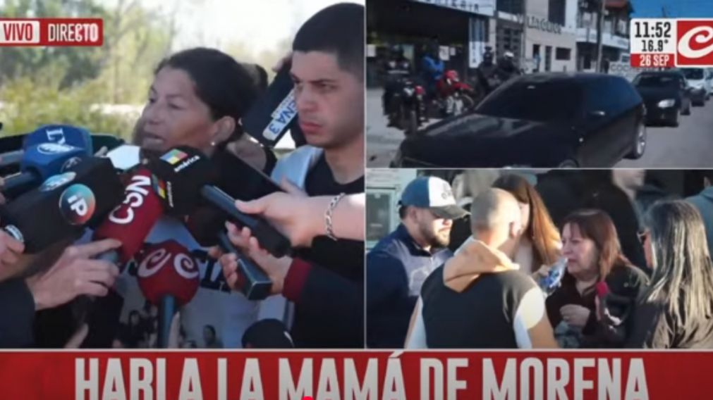 La madre de Morena.