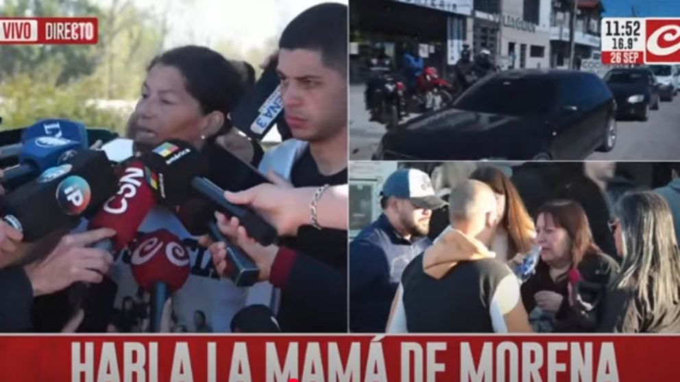 La madre de Morena.