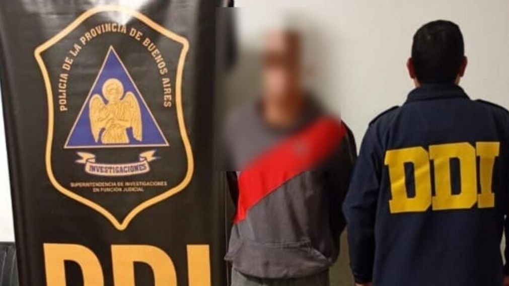 Este es el sospechoso que resultó aprehendido por los investigadores policiales.