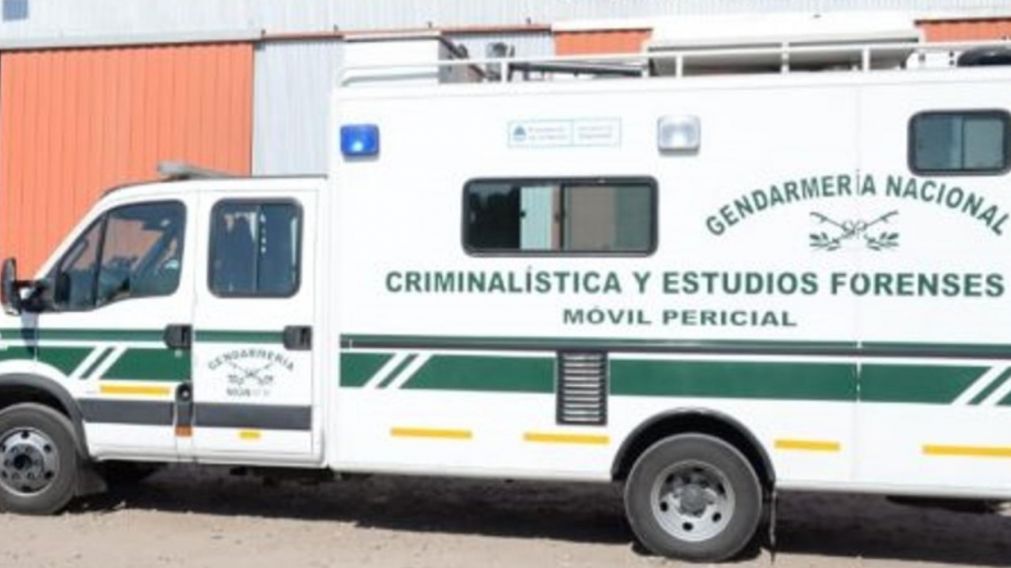 Miembros de la Gendarmería Nacional Argentina se ocuparon de concretar los peritajes.