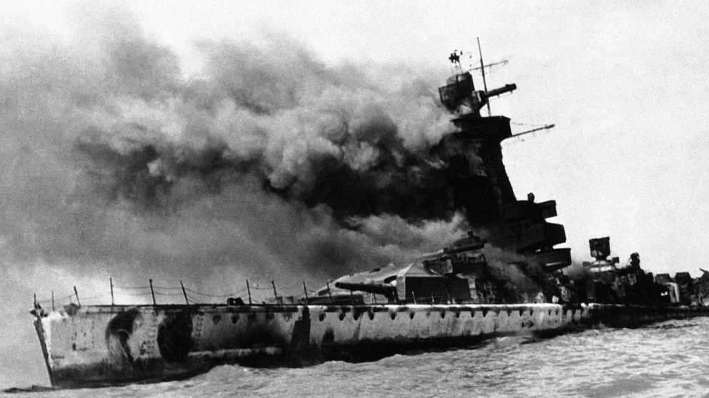 El buque de los nazis fue hundido en el Río de la Plata.
