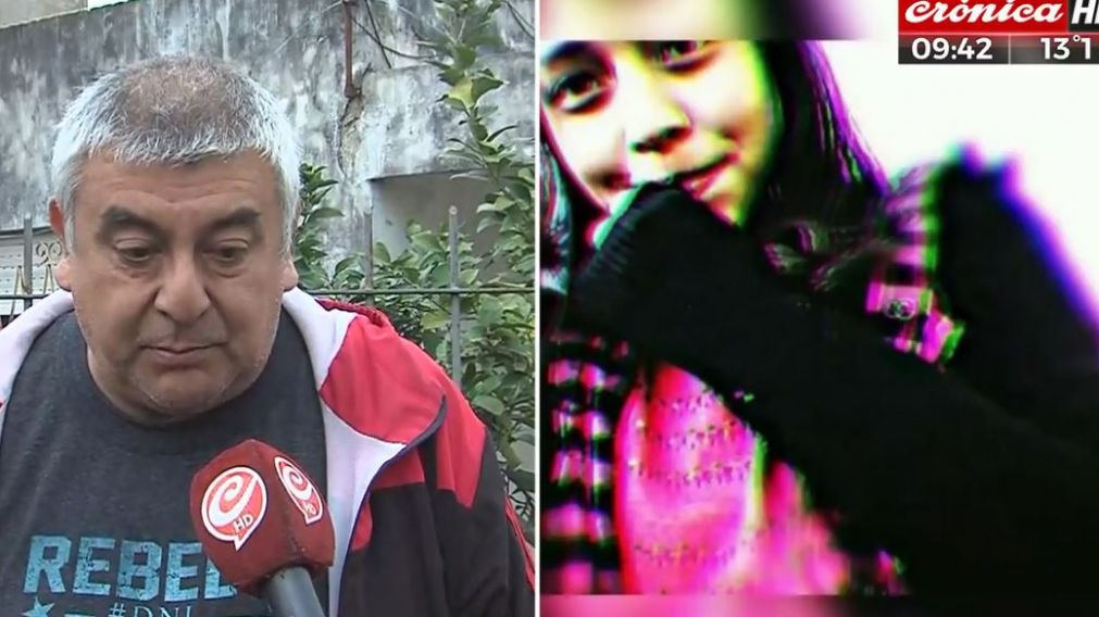 El padre de la víctima habló con Crónica HD. (Captura)