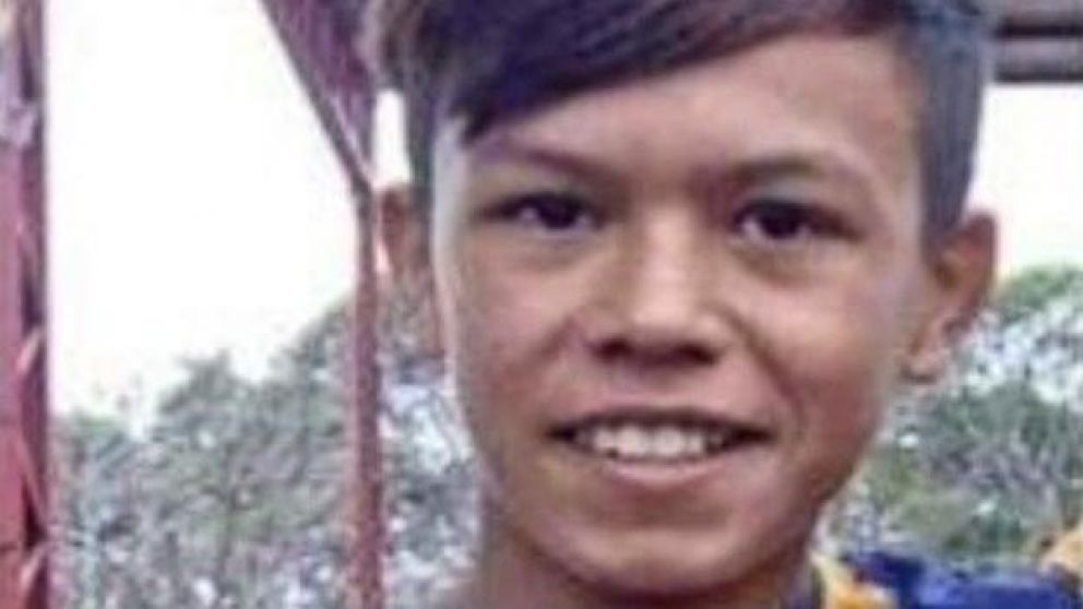 Diego Román, el nene hallado en julio en un descampado.