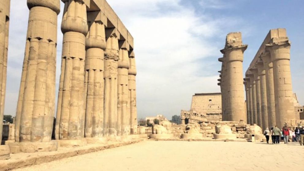 El Templo de Isis. La majestuosidad y dimensión de los monumentos son impactantes.