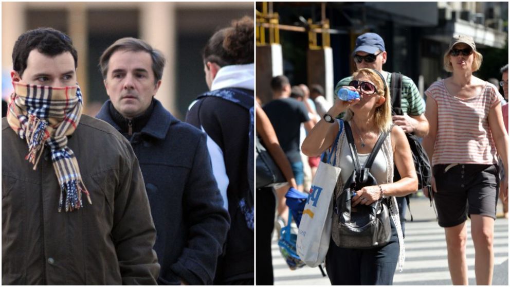 El clima sorprende a los argentinos, de punta a punta del país, en esta época del año. (Rubén Paredes/Crónica).