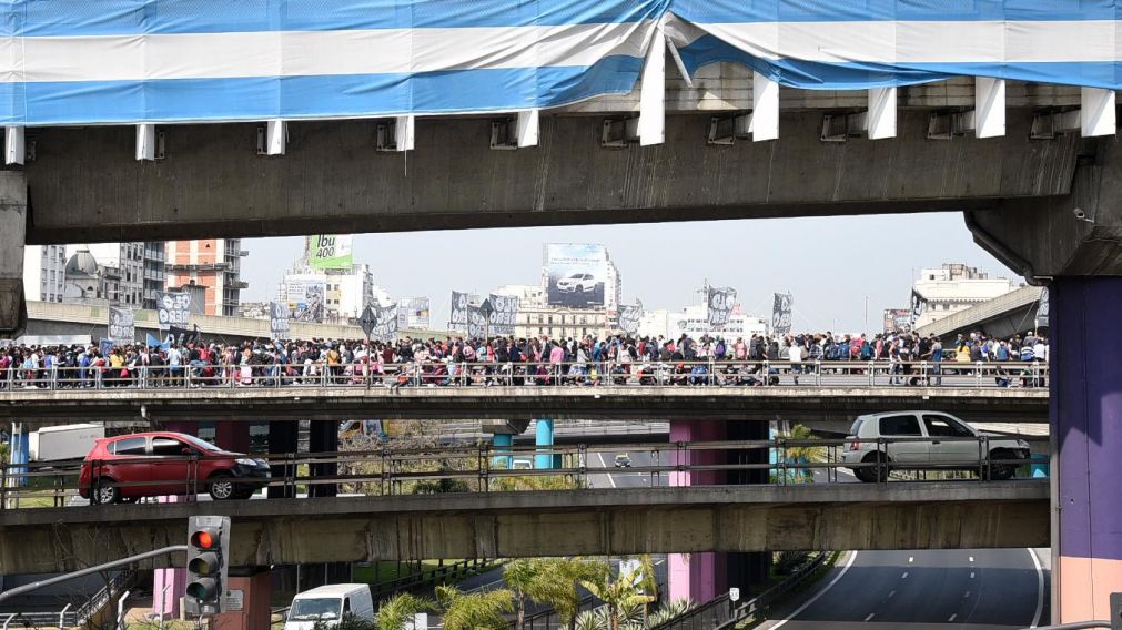 El accidente ocurrió a la altura de avenida San Juan. (Crónica/Jonatan Moreno)