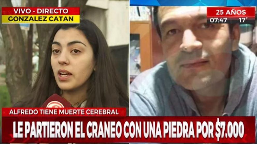 La hija de Alfredo Noguera habló con Crónica HD (Captura).