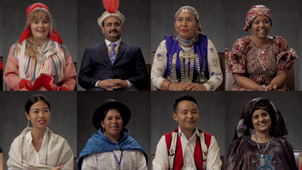 Estas personas, de 27 países de todo el mundo, mostraron los idiomas que corren peligro de desaparecer.