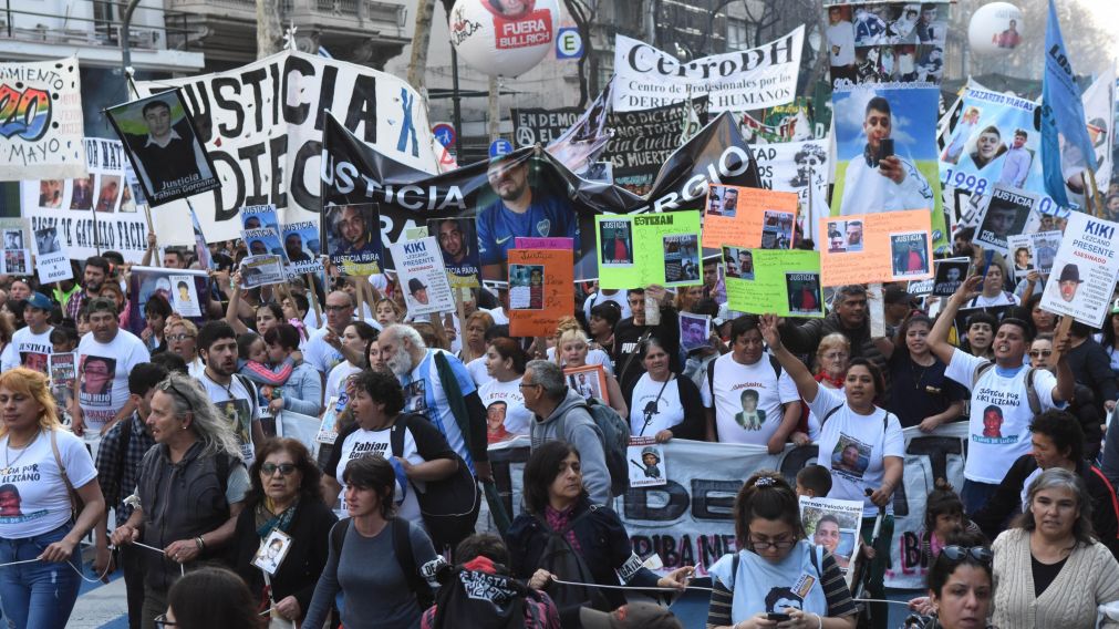 Se trató de la quinta jornada nacional de protestas en rechazo al accionar policial (Crónica/Pablo Villán)