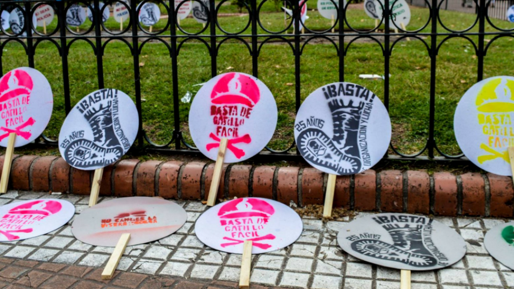 Una postal de la última marcha realizada. (CORREPI)