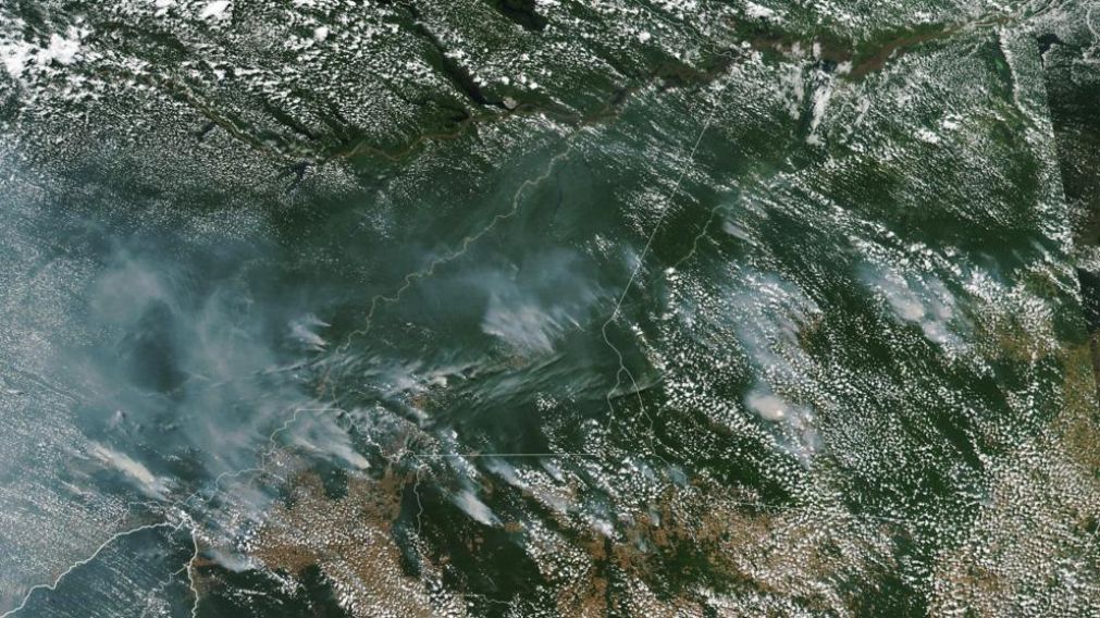 Catastrófico incendio en el "pulmón verde" del planeta Tierra.