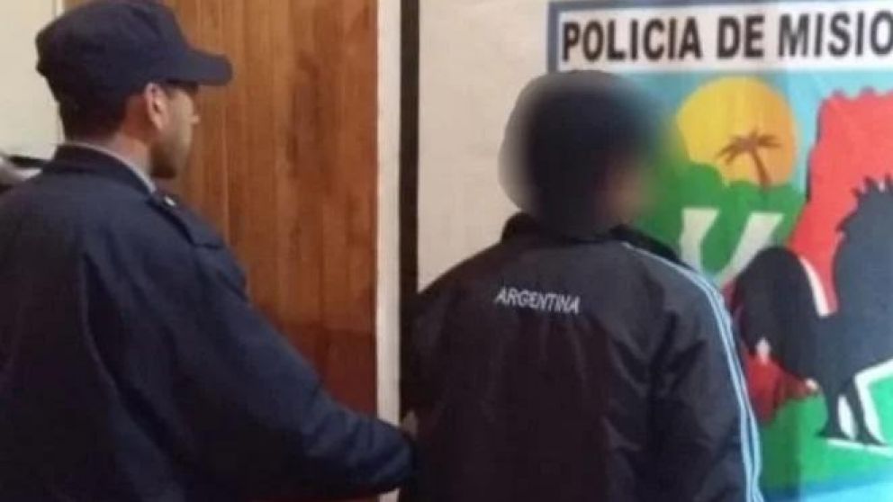 El acusado fue detenido por la policía de Misiones.