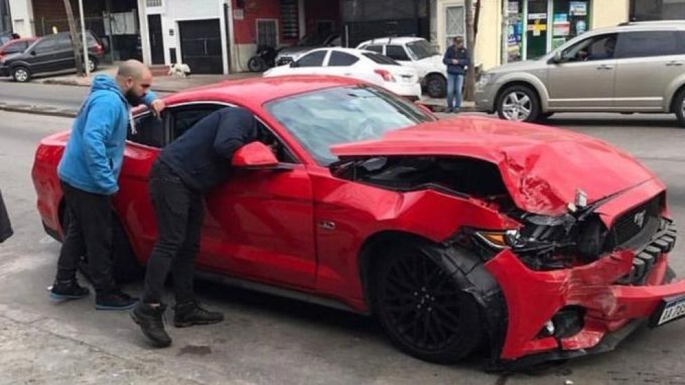 Así quedó el vehículo.