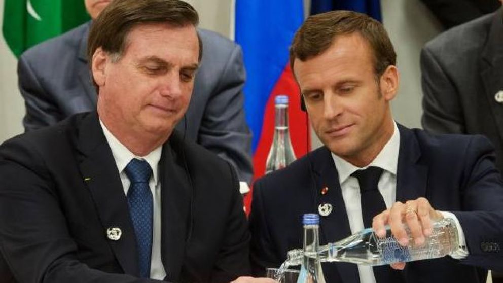 Macron habló del Amazonas y Bolsonaro lo tildó de "colonialista"