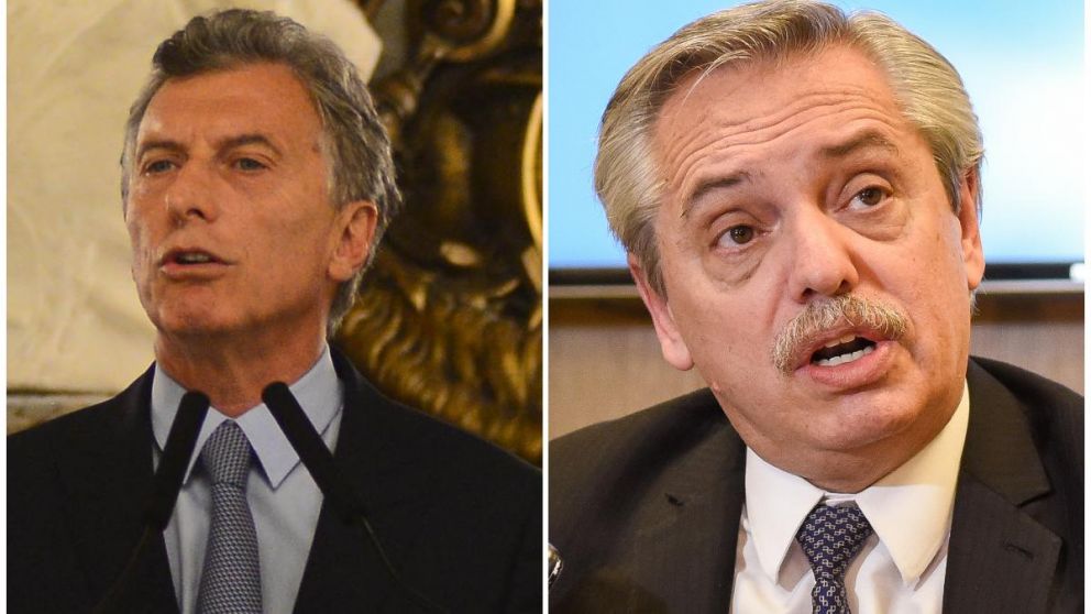 Macri y Fernández, juntos en el ciclo de entrevistas.