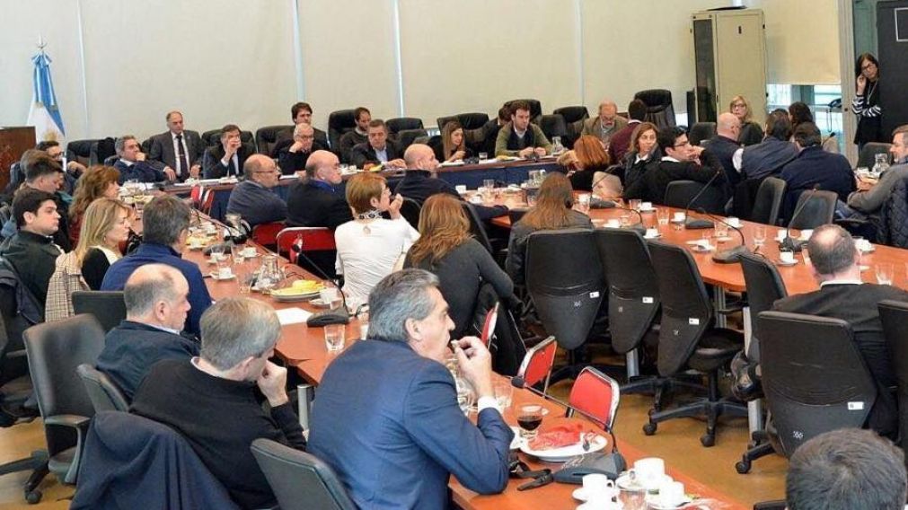 Reuni�n del interbloque de Cambiemos. (Foto: Twitter)