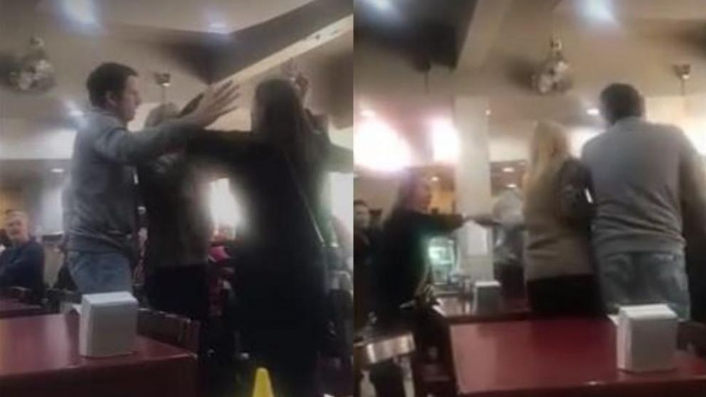 La increparon en la famosa panchera "La Pasiva" donde se encontraba junto a su marido.