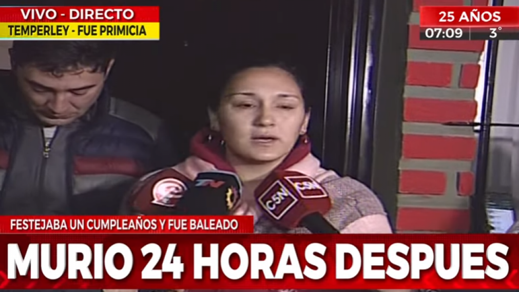 Soledad, cuñada de Rodrigo Rubén Rodriguez, en diálogo con Crónica HD.