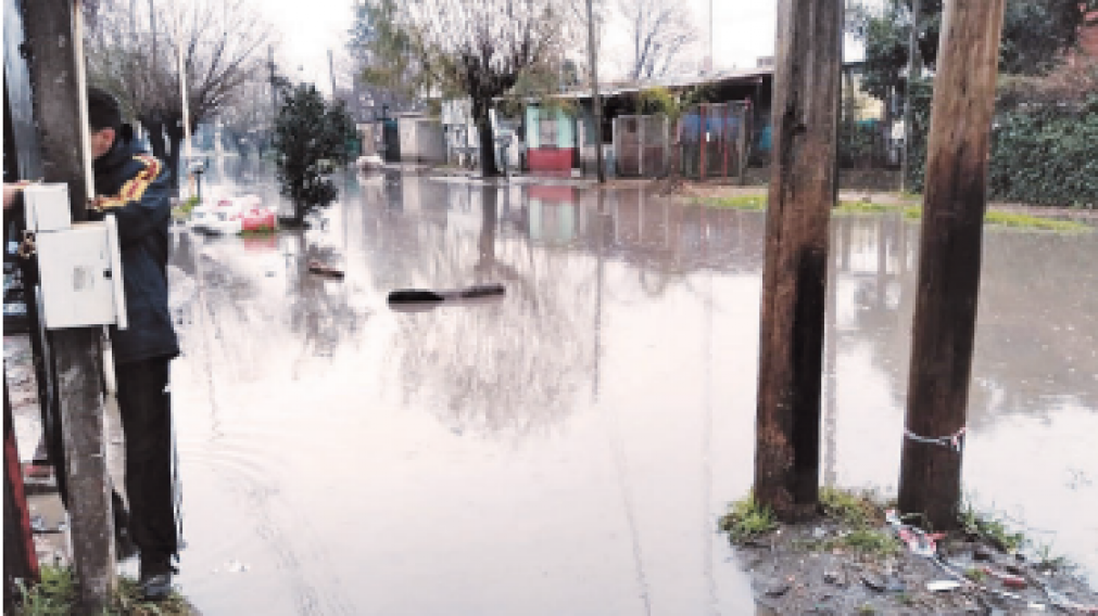 En este lugar, cada vez que caen dos gotas de agua, todo se colapsa.