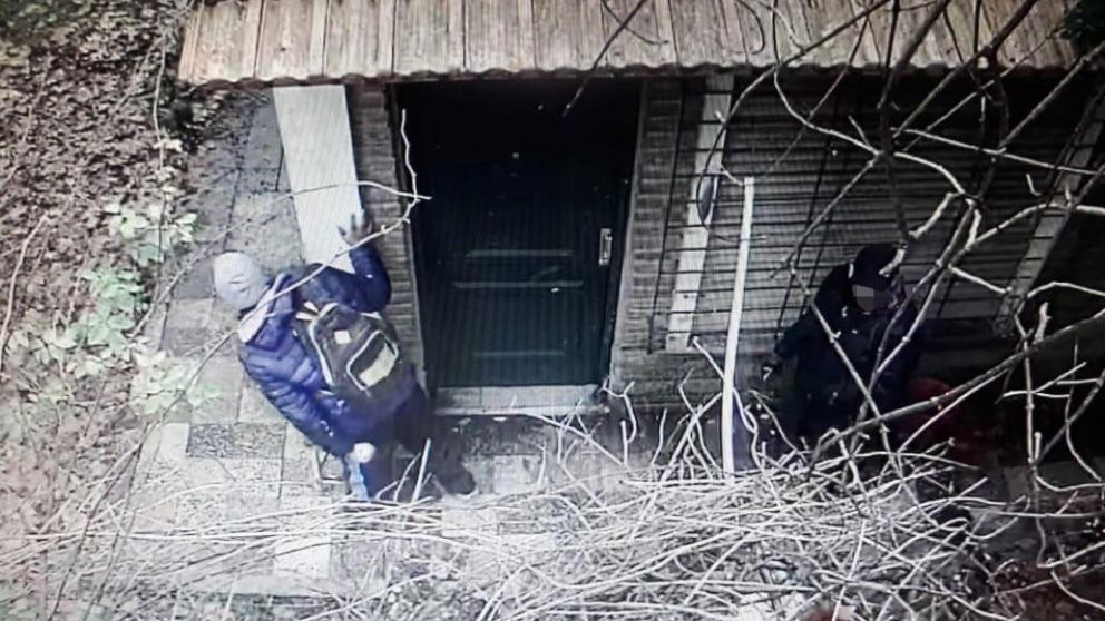 Las cámaras de seguridad ayudaron a su captura.