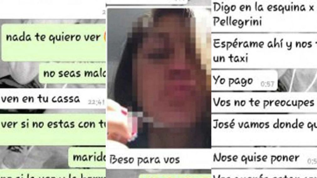 Chats entre la profesora y el alumno. 