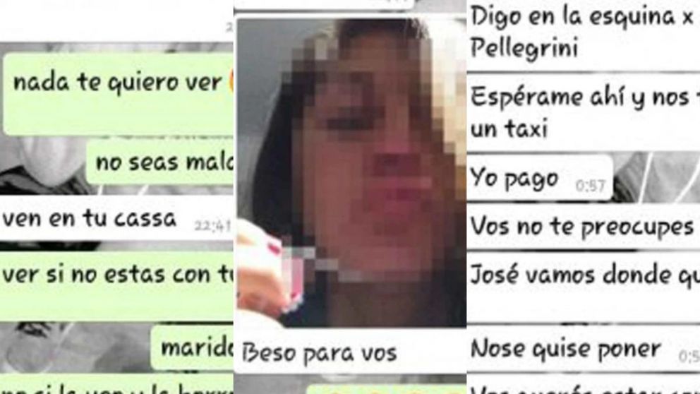 Chats entre la profesora y el alumno.