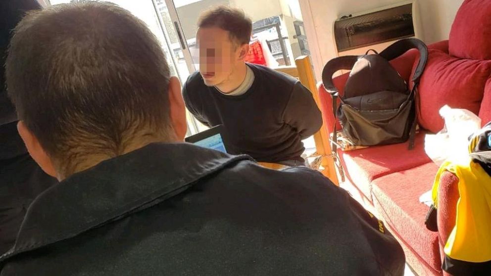 La captura la llevaron a cabo detectives de la DDI local.