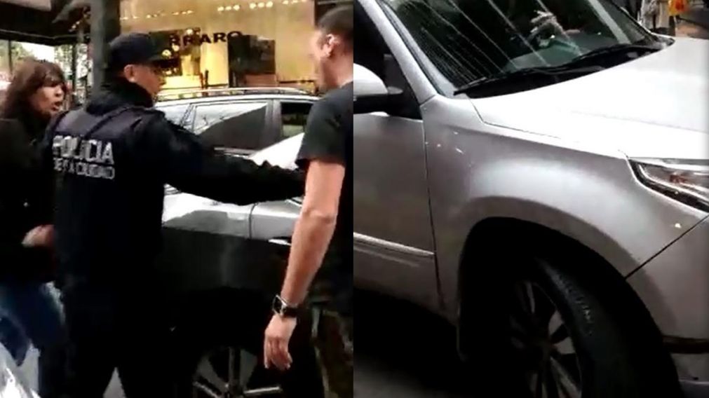 El video fue grabado por testigos de la tremenda situaci�n. (Captura) 