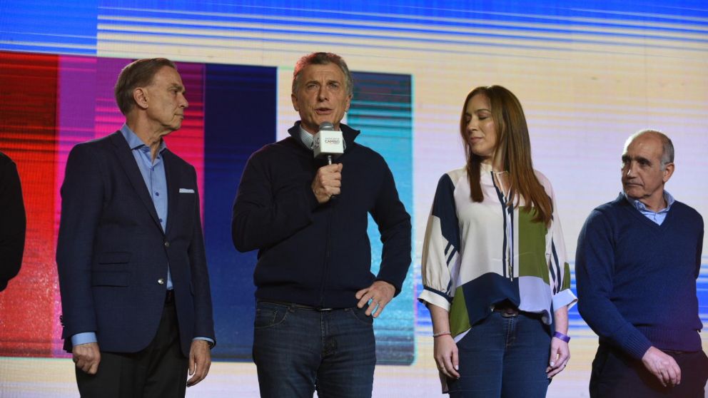 Mauricio Macri reconoció la derrota de Juntos por el Cambio. (Hernán Nersesian/Diario Crónica)