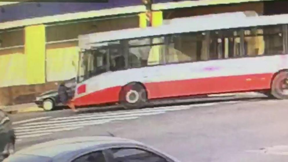 Una de las cámaras captó el momento exacto del accidente (Captura).