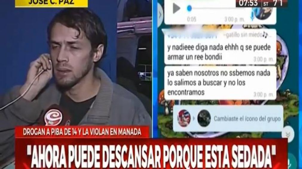 La familia denunció amenazas. (Captura de TV).