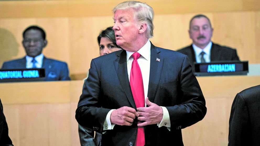 Donald Trump volvió a arremeter contra el gobierno de Nicolás Maduro (AFP).