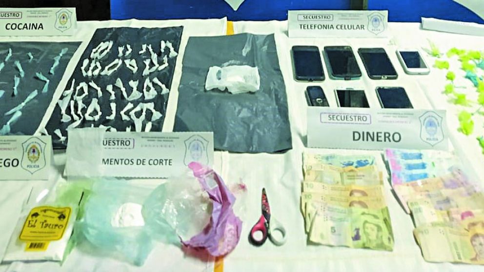 Estos fueron los elementos incautados.