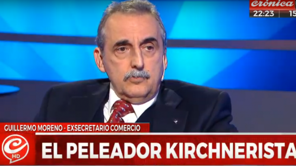 Moreno dialogó con Nancy Pazos al aire de Crónica HD.