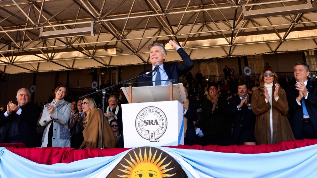 Mauricio Macri en la Exposición Rural de Palermo. (Presidencia)