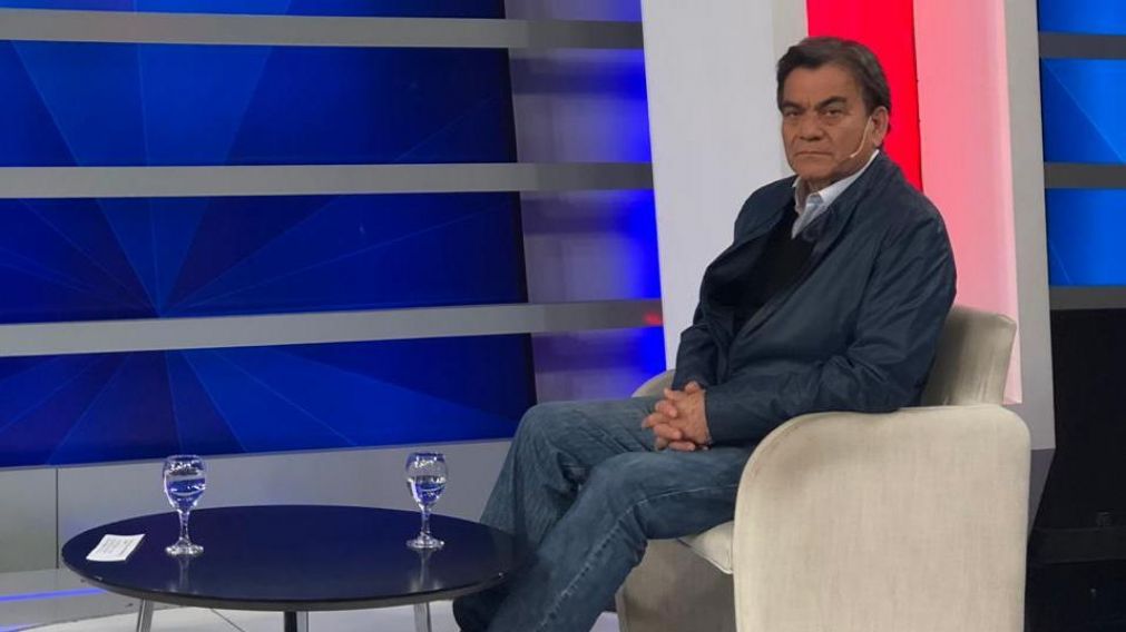 "Barba", en los estudios de Crónica HD. (Twitter)