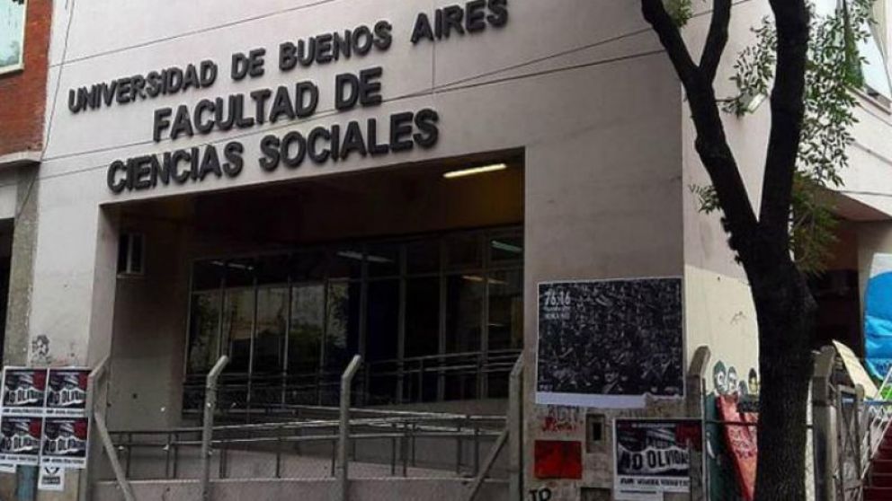 Facultad de Ciencias Sociales de la UBA. (imagen ilustrativa).