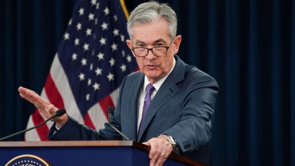 Jerome Powell, presidente de la FED, anunció la decisión de la autoridad monetaria estadounidense.