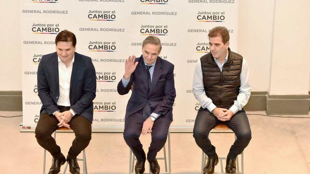 Dar�o Kubar, Miguel �ngel Pichetto y Cristian Ritondo (T�lam). 