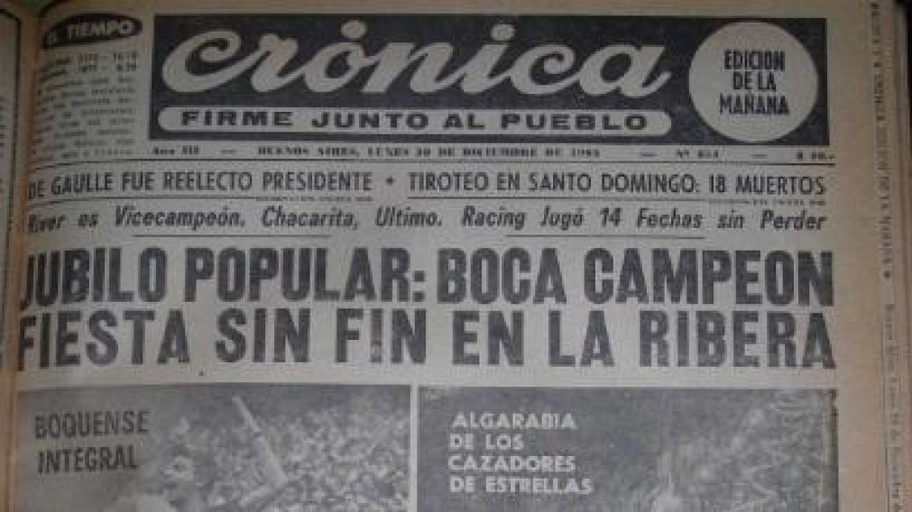 Crónica siempre firme junto al fútbol argentino.