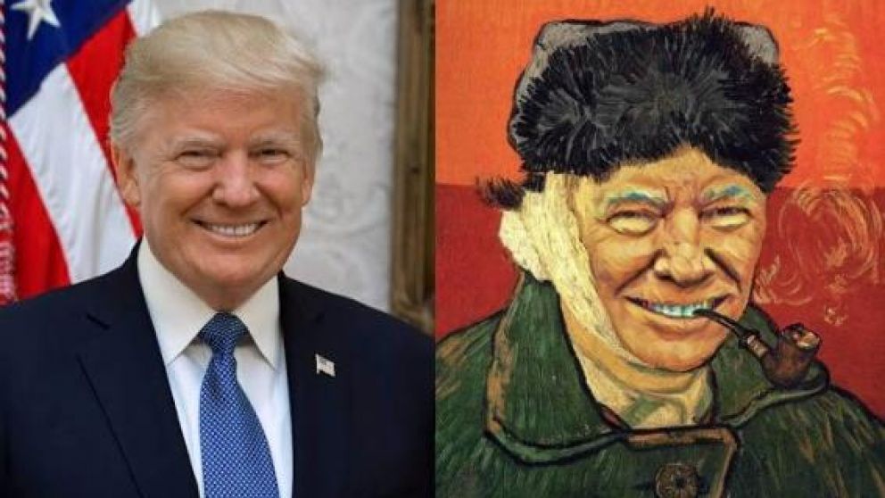 Donald Trump, el personaje favorito por los internautas para el Al Portraits.