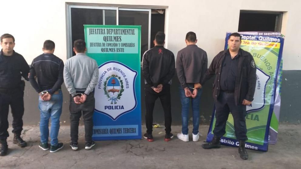 Los malvivientes, todos mayores de edad, quedaron a disposición de la Justicia.
