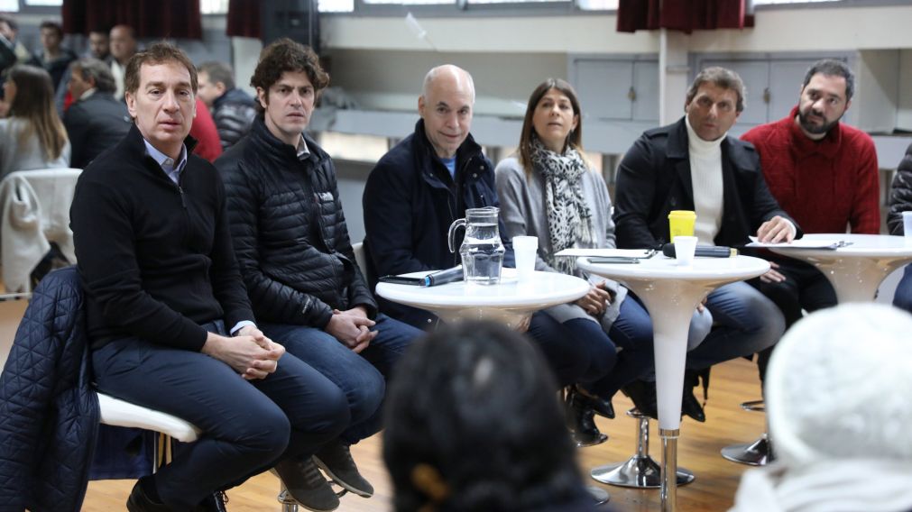 Santilli, Lousteau, Larreta y Tagliaferri recibieron consultas y reclamos.