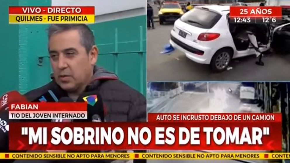 "Estamos todos muy mal y doloridos", manifestó Fabián (Crónica HD).