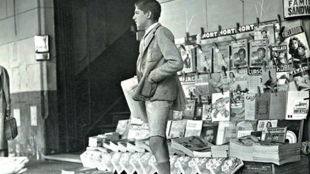 Un histórico canillita, quienes siempre grandes aliados de Crónica.